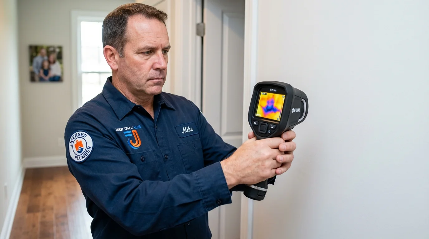 Thermal imaging leak detection by Johns Plumbing LLC in Bosque Farms